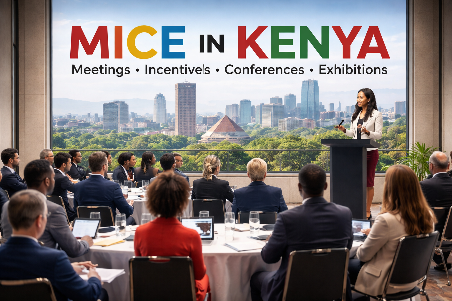 Best conference venues in Nairobi Kenya with modern meeting facilities and city skyline view